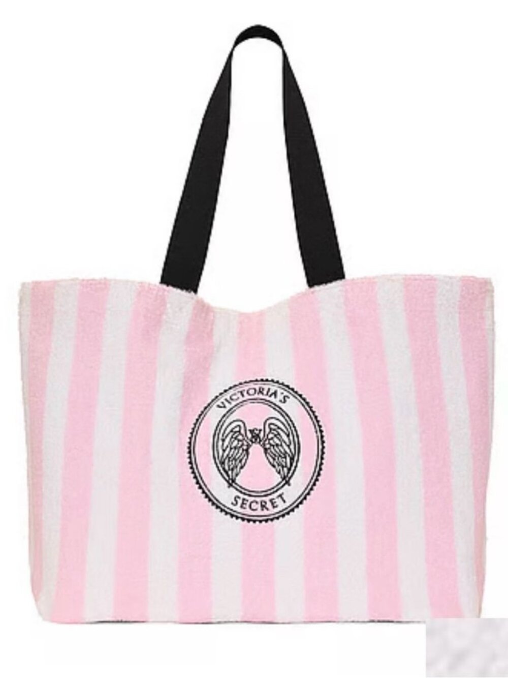 Victoria's Secret Angel Essentials Terry Cloth Stripe Beach Tote